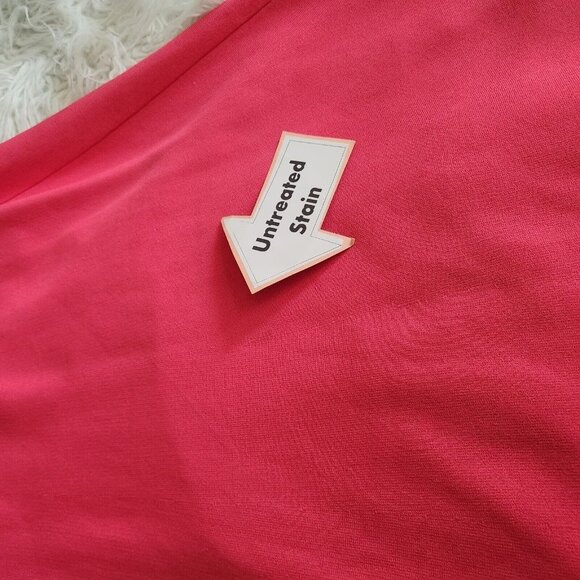 Eliza J Off the Shoulder Dress Plus Size 3X Magenta Ruffle Fit & Flare Midi - Picture 9 of 14